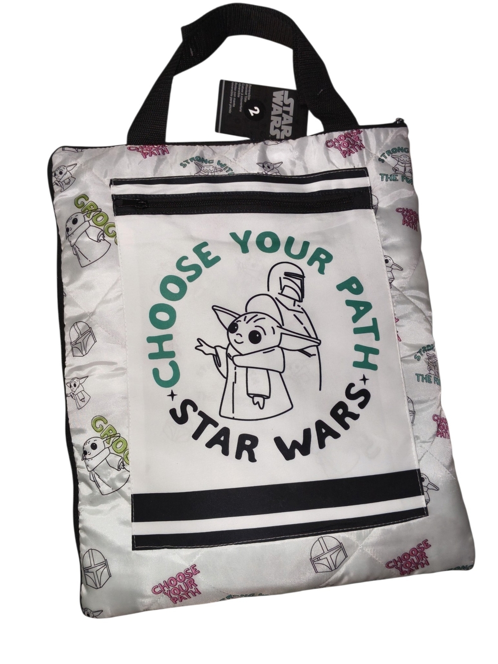 #182 Star Wars Kids 'Choose Your Path' Reversible Blanket Tote